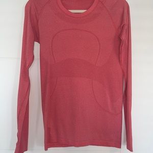 Lululemon Swiftly tech long sleeve, pink